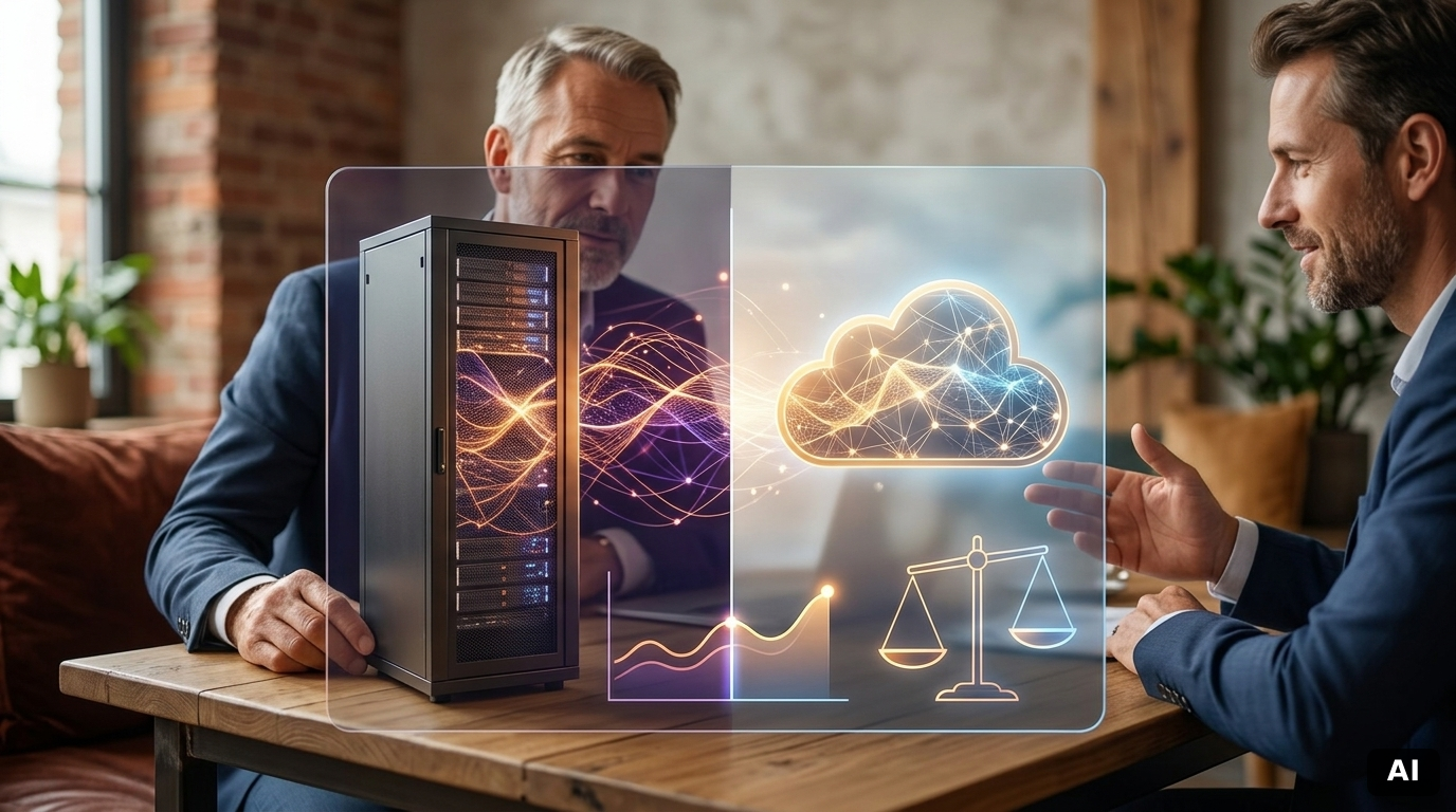 KI Strategie Mittelstand On-Premise Cloud Kosten Vergleich – Titelbild zum Artikel