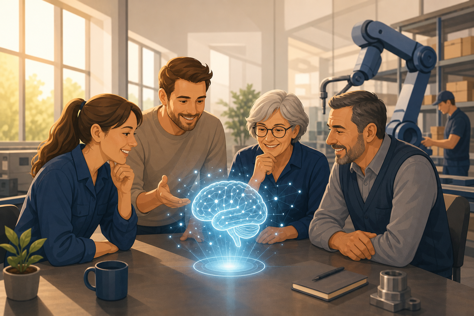 Titelbild zum Thema Künstliche Intelligenz Schulung KMU