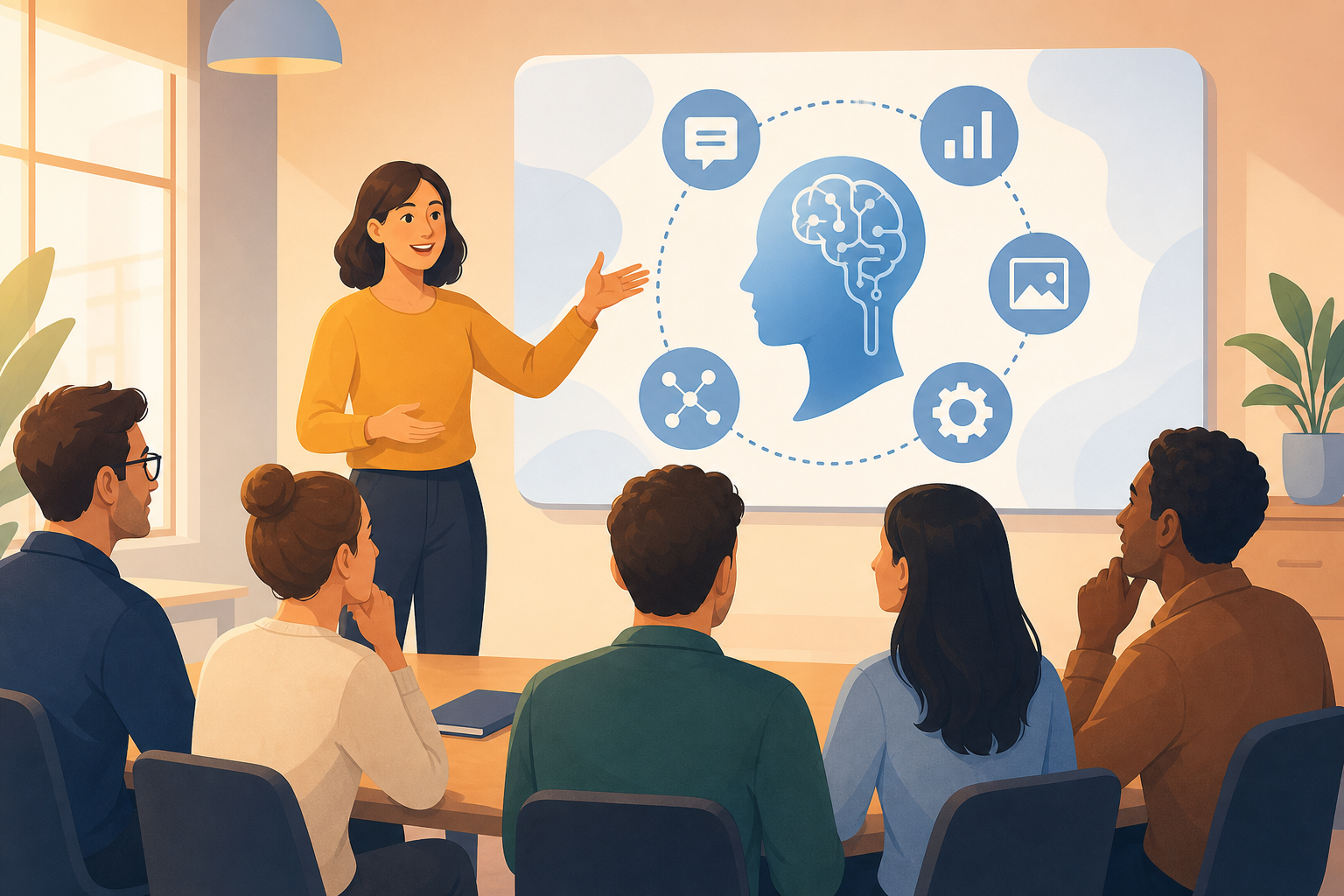 Titelbild zum Thema Mitarbeiterschulung Künstliche Intelligenz
