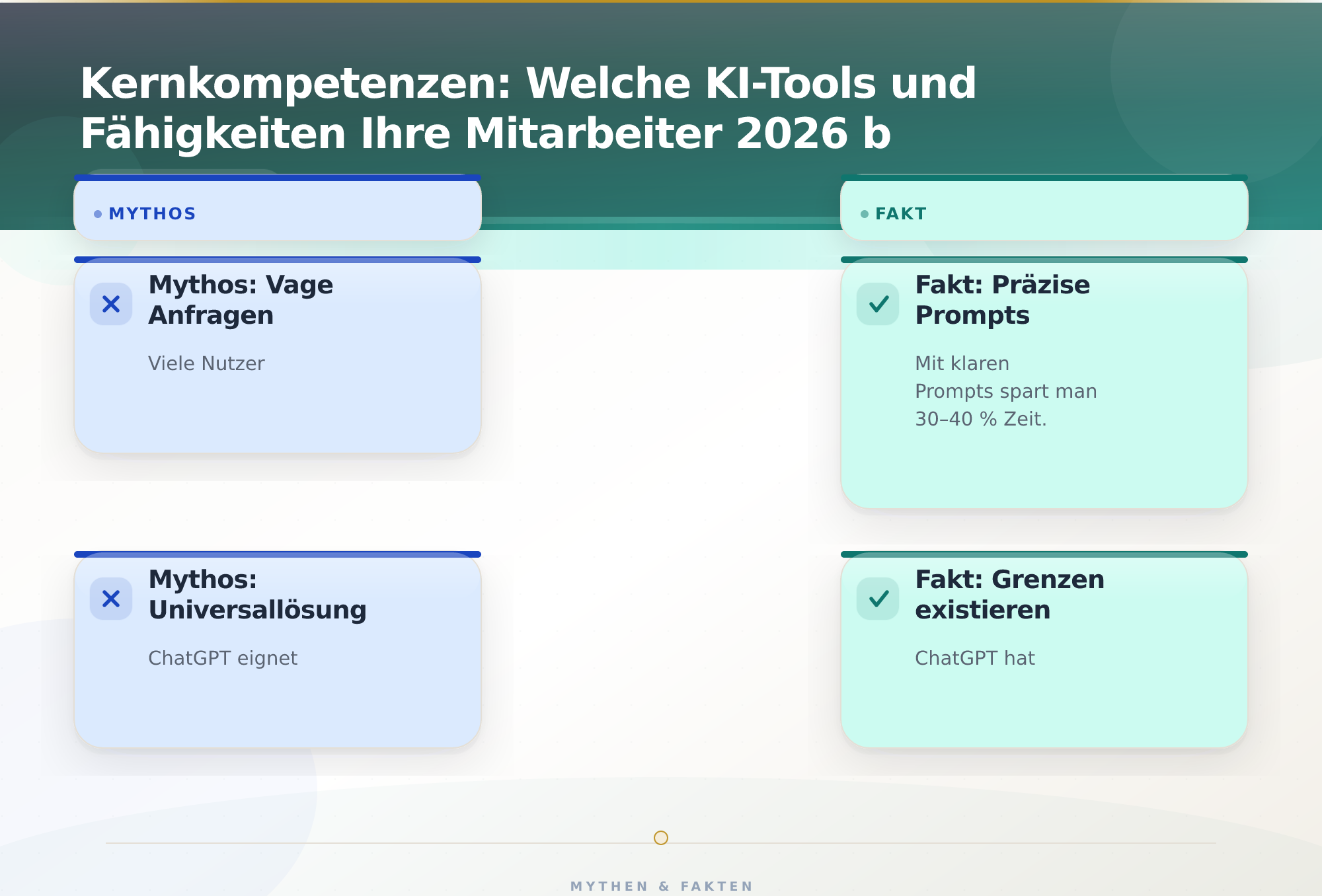 Kernkompetenzen: Welche KI-Tools und Fähigkeiten Ihre Mitarbeiter 2026 b – Künstliche Intelligenz Schulung KMU